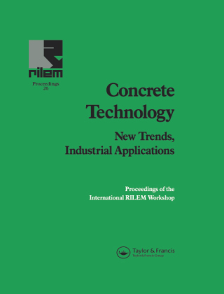 Cover image: Concrete Technology: New Trends, Industrial Applications 1st edition 9780415512121