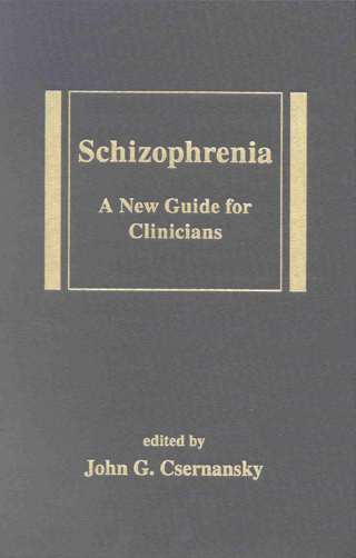 Imagen de portada: Schizophrenia 1st edition 9780824706425