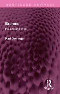 Cover image: Brahms 1st edition 9781032896199