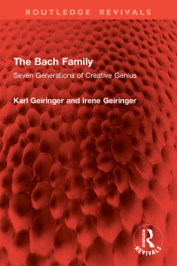 Omslagafbeelding: The Bach Family 1st edition 9781032896359