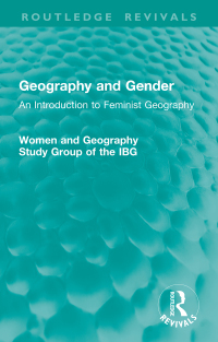 صورة الغلاف: Geography and Gender 1st edition 9781032893396