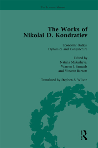 表紙画像: The Works of Nikolai D Kondratiev Vol 1 1st edition 9781138764644