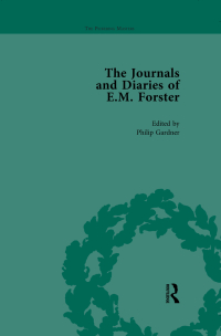 Imagen de portada: The Journals and Diaries of E M Forster Vol 1 1st edition 9781138761346