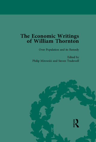 Cover image: The Economic Writings of William Thornton Vol 2 1st edition 9781138759480