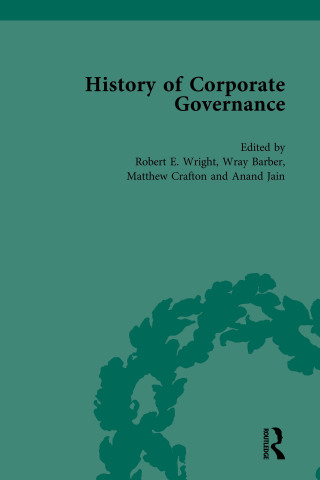 Cover image: The History of Corporate Governance Vol 3 1st edition 9781138760752
