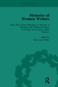 صورة الغلاف: Memoirs of Women Writers, Part II, Volume 5 1st edition 9781138755161