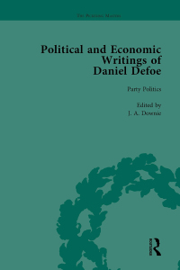 Imagen de portada: The Political and Economic Writings of Daniel Defoe Vol 2 1st edition 9781138762169