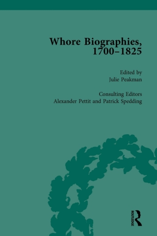Cover image: Whore Biographies, 1700-1825, Part I Vol 1 1st edition 9781138765917