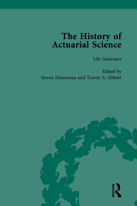 صورة الغلاف: The History of Actuarial Science Vol V 1st edition 9781138646704