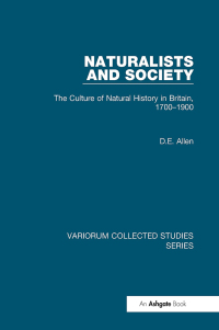 Imagen de portada: Naturalists and Society 1st edition 9780860788638