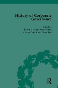 Cover image: The History of Corporate Governance Vol 2 1st edition 9781138760745