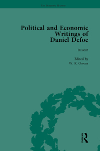 Cover image: The Political and Economic Writings of Daniel Defoe Vol 3 1st edition 9781138762176