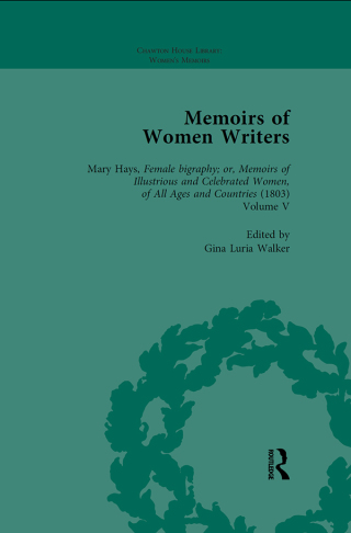 Cover image: Memoirs of Women Writers, Part III vol 9 1st edition 9781138755208