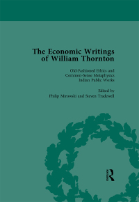 Cover image: The Economic Writings of William Thornton Vol 5 1st edition 9781138759510