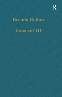 Cover image: Innocent III 1st edition 9780860784890