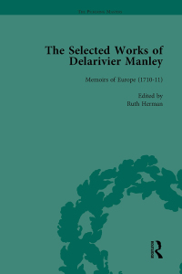 Cover image: The Selected Works of Delarivier Manley Vol 3 1st edition 9781138762756