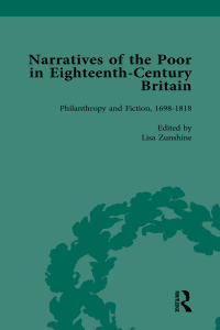 Imagen de portada: Narratives of the Poor in Eighteenth-Century England Vol 5 1st edition 9781138755505