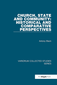 Imagen de portada: Church, State and Community: Historical and Comparative Perspectives 1st edition 9780860789048