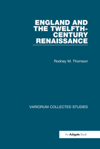 Titelbild: England and the Twelfth-Century Renaissance 1st edition 9780860786733