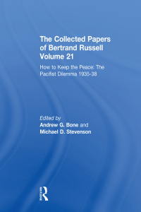 Immagine di copertina: The Collected Papers of Bertrand Russell Volume 21 1st edition 9780415094177