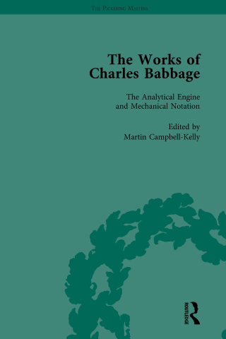 Cover image: The Works of Charles Babbage Vol 3 1st edition 9781138763722