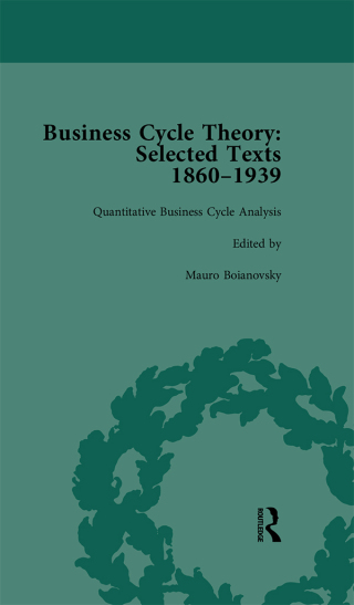 Cover image: Business Cycle Theory, Part II Volume 8 1st edition 9781138751477