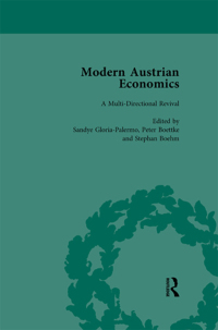 Imagen de portada: Modern Austrian Economics Vol 1 1st edition 9781138755307