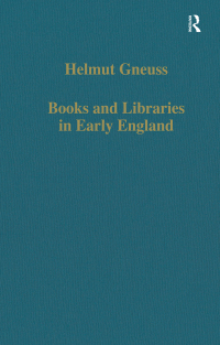 Imagen de portada: Books and Libraries in Early England 1st edition 9780860786023