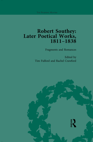 Cover image: Robert Southey: Later Poetical Works, 1811-1838 Vol 4 1st edition 9781138756670