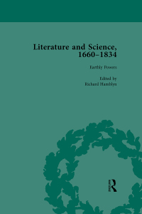 Cover image: Literature and Science, 1660-1834, Part I. Volume 3 1st edition 9781138754249