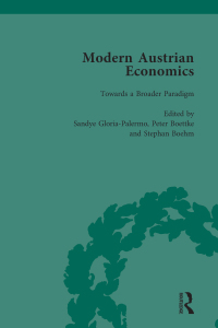 Cover image: Modern Austrian Economics Vol 3 1st edition 9781138755321