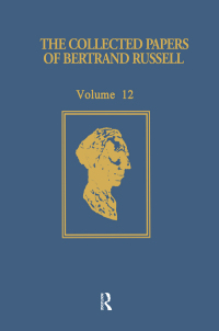 Imagen de portada: The Collected Papers of Bertrand Russell, Volume 12 1st edition 9780415104623