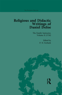 Imagen de portada: Religious and Didactic Writings of Daniel Defoe, Part I Vol 2 1st edition 9781138756458