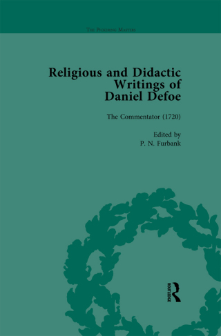 Imagen de portada: Religious and Didactic Writings of Daniel Defoe, Part II vol 9 1st edition 9781138756526