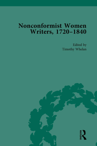 Titelbild: Nonconformist Women Writers, 1720–1840, Part II vol 6 1st edition 9781138755819