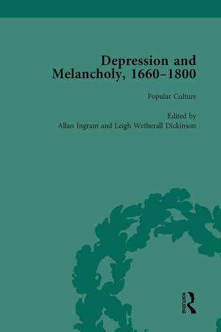 Imagen de portada: Depression and Melancholy, 1660-1800 vol 4 1st edition 9781138752498