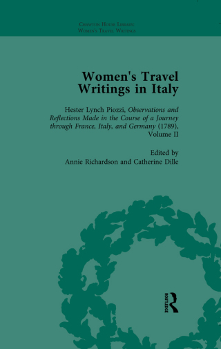 Omslagafbeelding: Women's Travel Writings in Italy, Part I Vol 4 1st edition 9781138766488