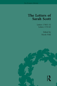 Cover image: The Letters of Sarah Scott Vol 1 1st edition 9781138761483