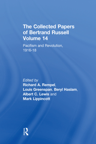 Immagine di copertina: The Collected Papers of Bertrand Russell, Volume 14 1st edition 9780415094108