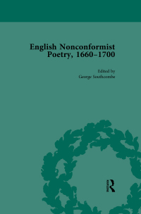 Cover image: English Nonconformist Poetry, 1660-1700, vol 1 1st edition 9781138753204