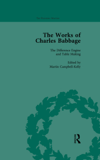 Cover image: The Works of Charles Babbage Vol 2 1st edition 9781138763715