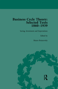 Cover image: Business Cycle Theory, Part II Volume 7 1st edition 9781138751460