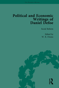 Imagen de portada: The Political and Economic Writings of Daniel Defoe Vol 8 1st edition 9781138762220