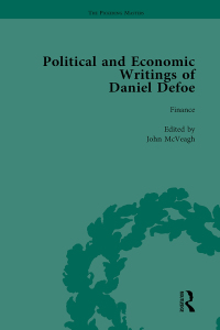 Cover image: The Political and Economic Writings of Daniel Defoe Vol 6 1st edition 9781138762206