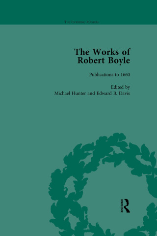 Cover image: The Works of Robert Boyle, Part I Vol 1 1st edition 9781138764682