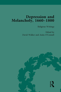 Imagen de portada: Depression and Melancholy, 1660-1800 vol 1 1st edition 9781138752467