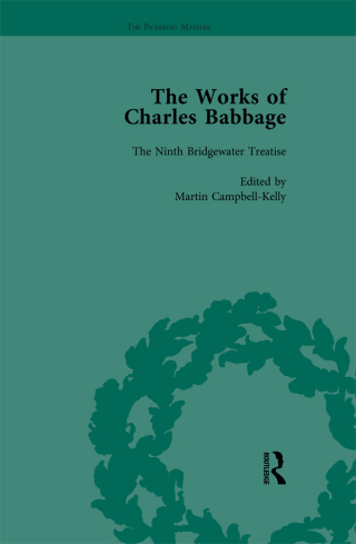 Imagen de portada: The Works of Charles Babbage Vol 9 1st edition 9781138763784
