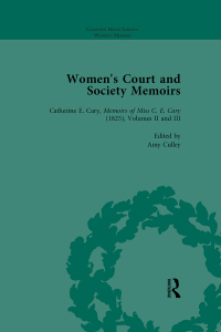 Cover image: Women's Court and Society Memoirs, Part I Vol 4 1st edition 9781138766204