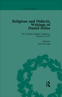 Cover image: Religious and Didactic Writings of Daniel Defoe, Part II vol 8 1st edition 9781138756519