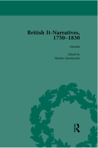 صورة الغلاف: British It-Narratives, 1750�1830, Volume 2 1st edition 9781138750944